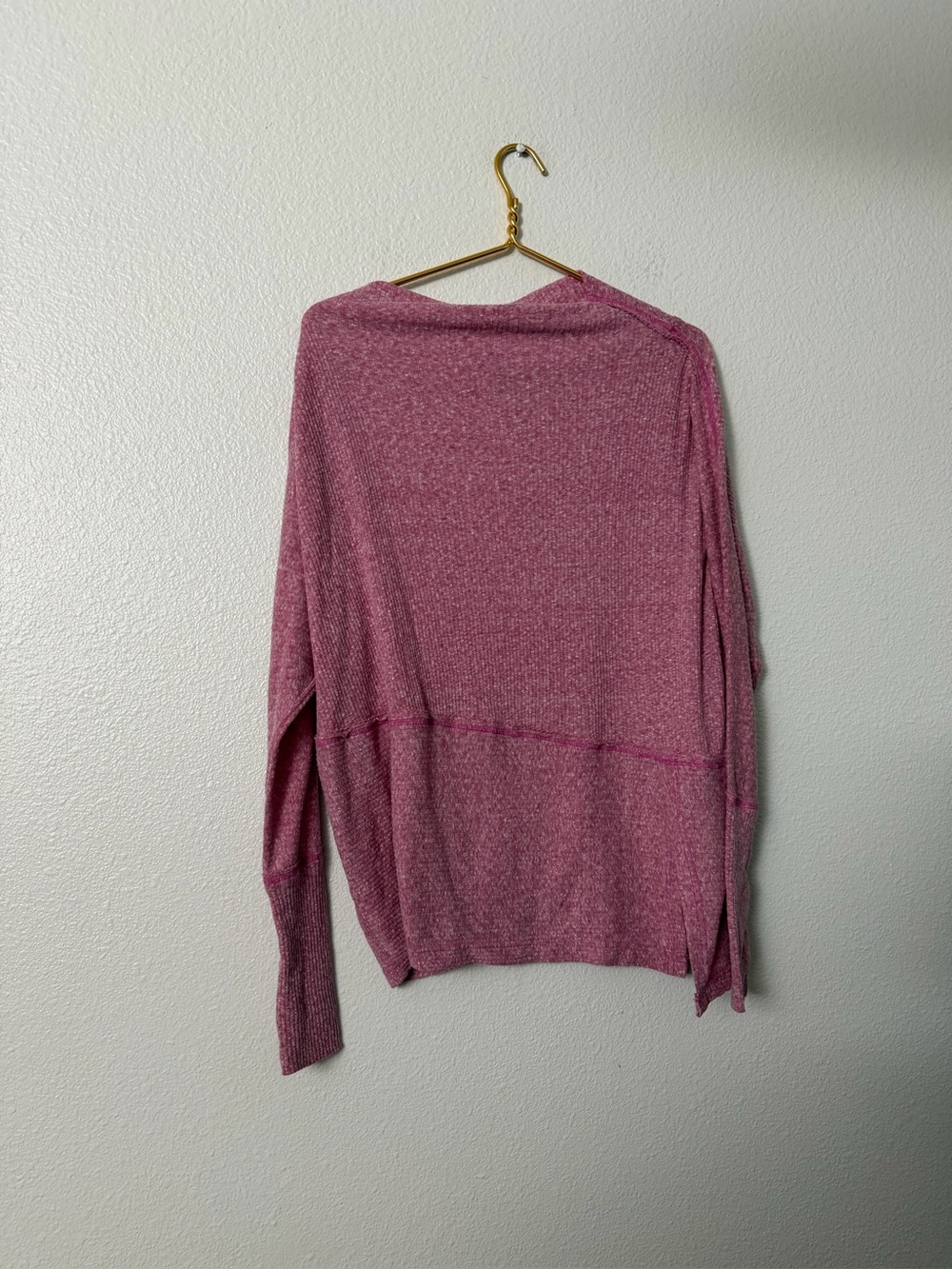 We The Free Dusty Rose Cowl-Neck Sweater SZ XS